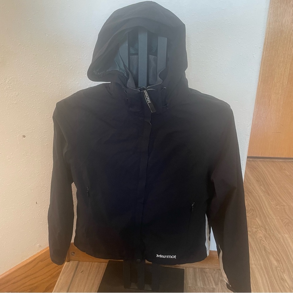 Marmot Black Hooded Jacket